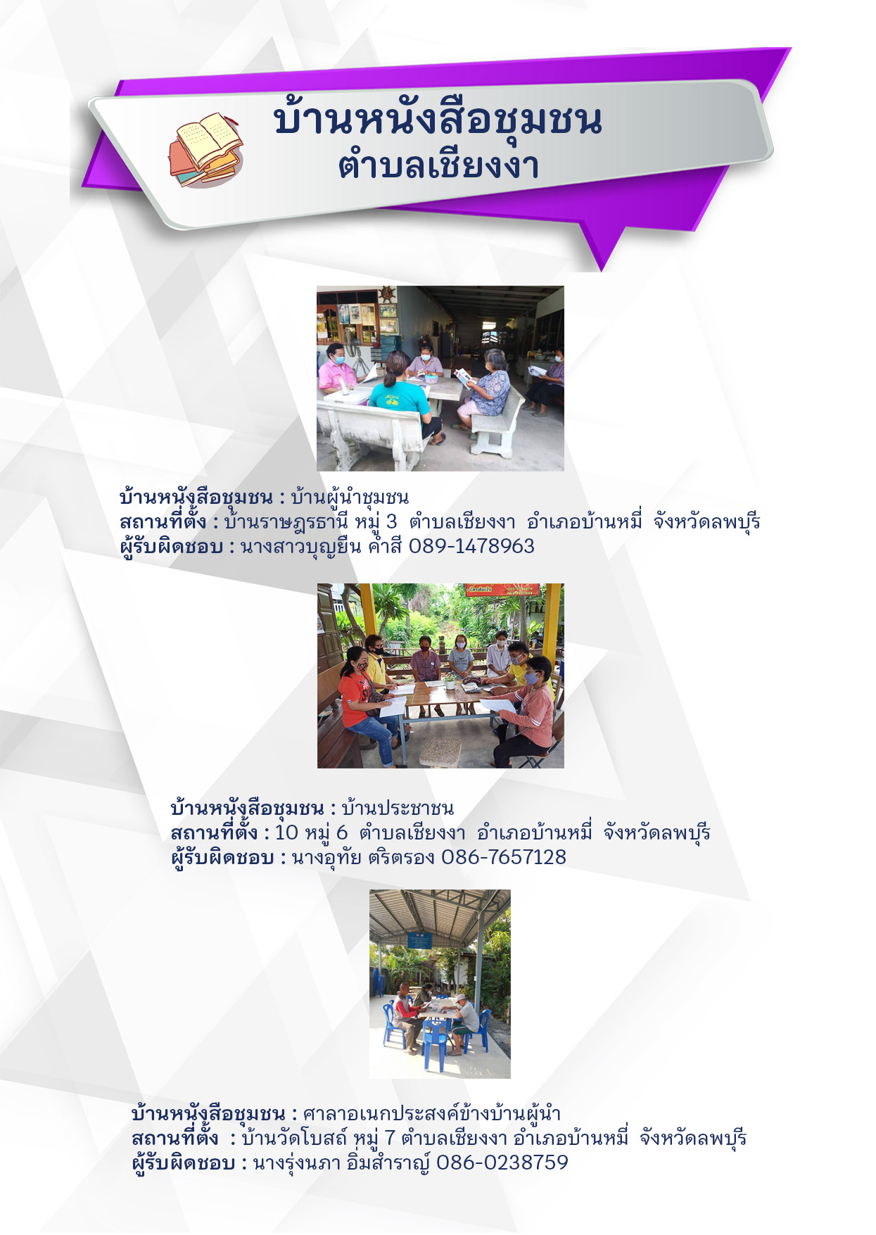 บ้านหนังสือชุมชนเชียงงา